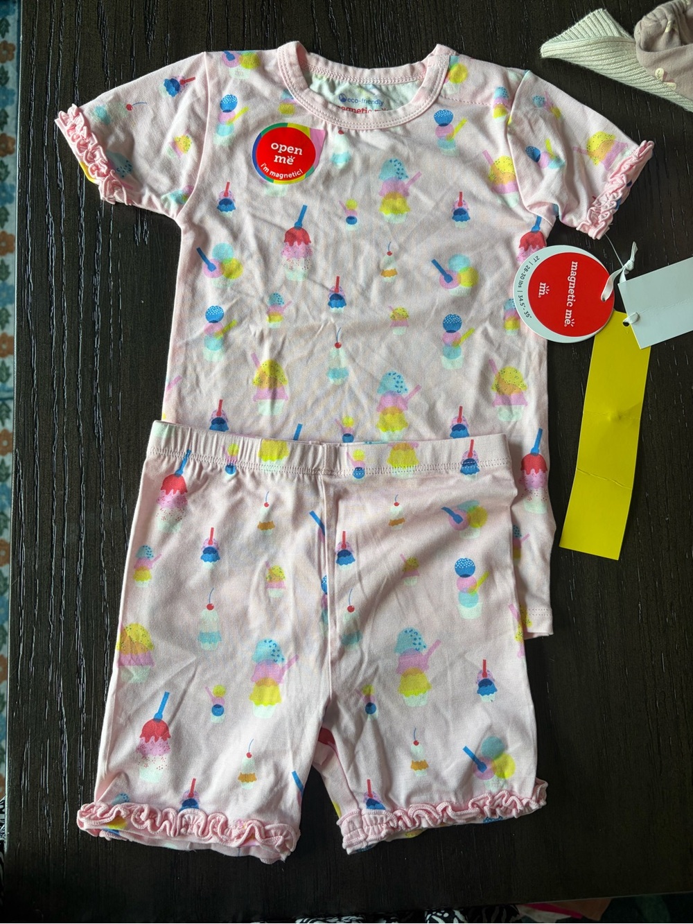 Magnetic Me Pink Ice Cream Print Pajama Set